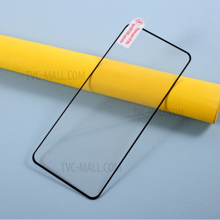 For OnePlus Nord N100 Full Coverage Silk Printing Tempered Glass Shield (Full Glue)-5