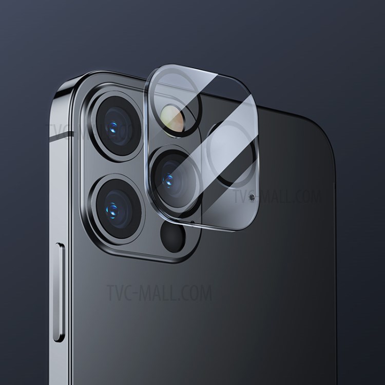 BENKS Full Coverage Transparent High Definition Tempered Glass Camera Lens Protector for iPhone 12 Pro-2