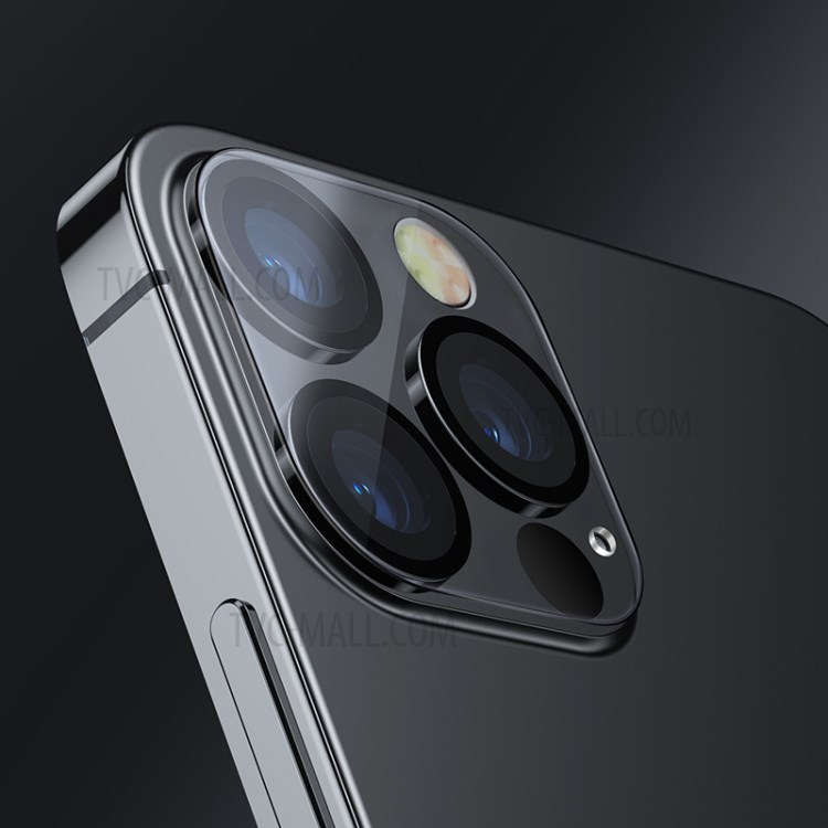 BENKS Full Coverage Transparent High Definition Tempered Glass Camera Lens Protector for iPhone 12 Pro-5