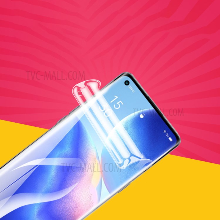 Full Coverage Protector for Oppo Reno5 Pro 5G Anti-explosion Hydrocoagulant TPU Screen Film-1