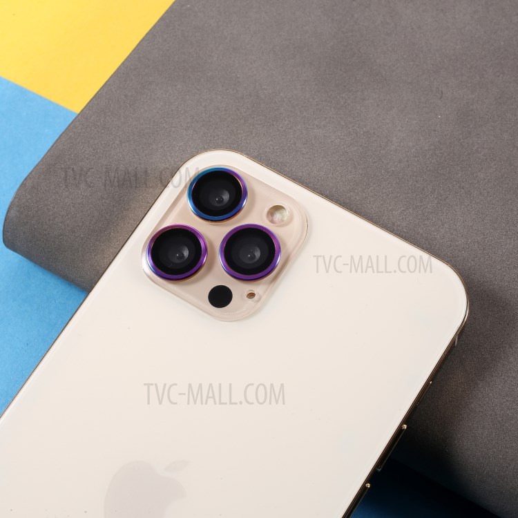 HD Clear Colorful Frame + Glass Camera Lens Protector (3Pcs/Set) for iPhone 11 Pro / iPhone 11 Pro Max / iPhone 12 Pro-2