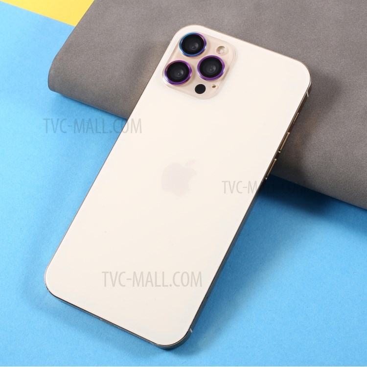 HD Clear Colorful Frame + Glass Camera Lens Protector (3Pcs/Set) for iPhone 11 Pro / iPhone 11 Pro Max / iPhone 12 Pro-3