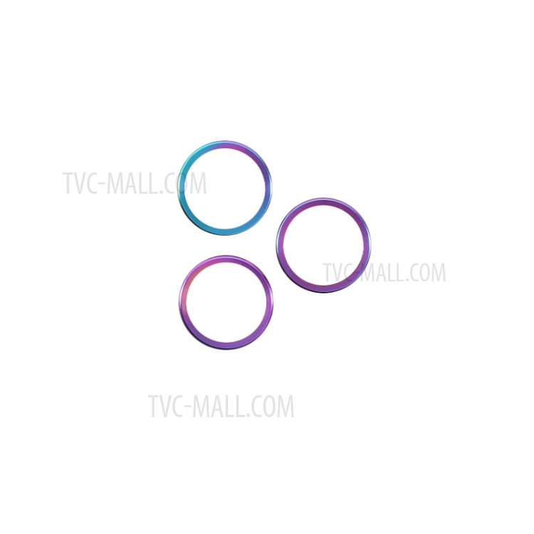 HD Clear Colorful Frame + Glass Camera Lens Protector (3Pcs/Set) for iPhone 11 Pro / iPhone 11 Pro Max / iPhone 12 Pro-4