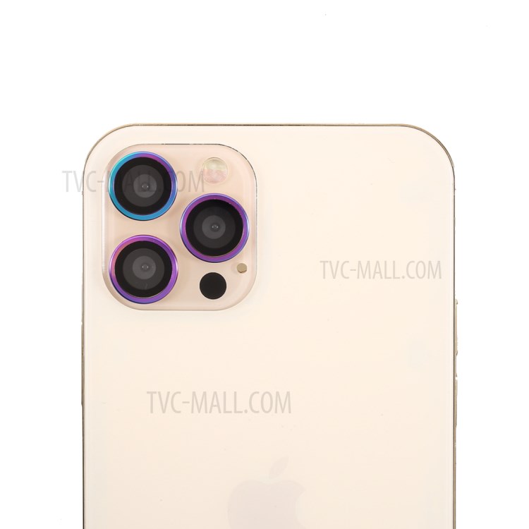 HD Clear Colorful Frame + Glass Camera Lens Protector (3Pcs/Set) for iPhone 11 Pro / iPhone 11 Pro Max / iPhone 12 Pro-5