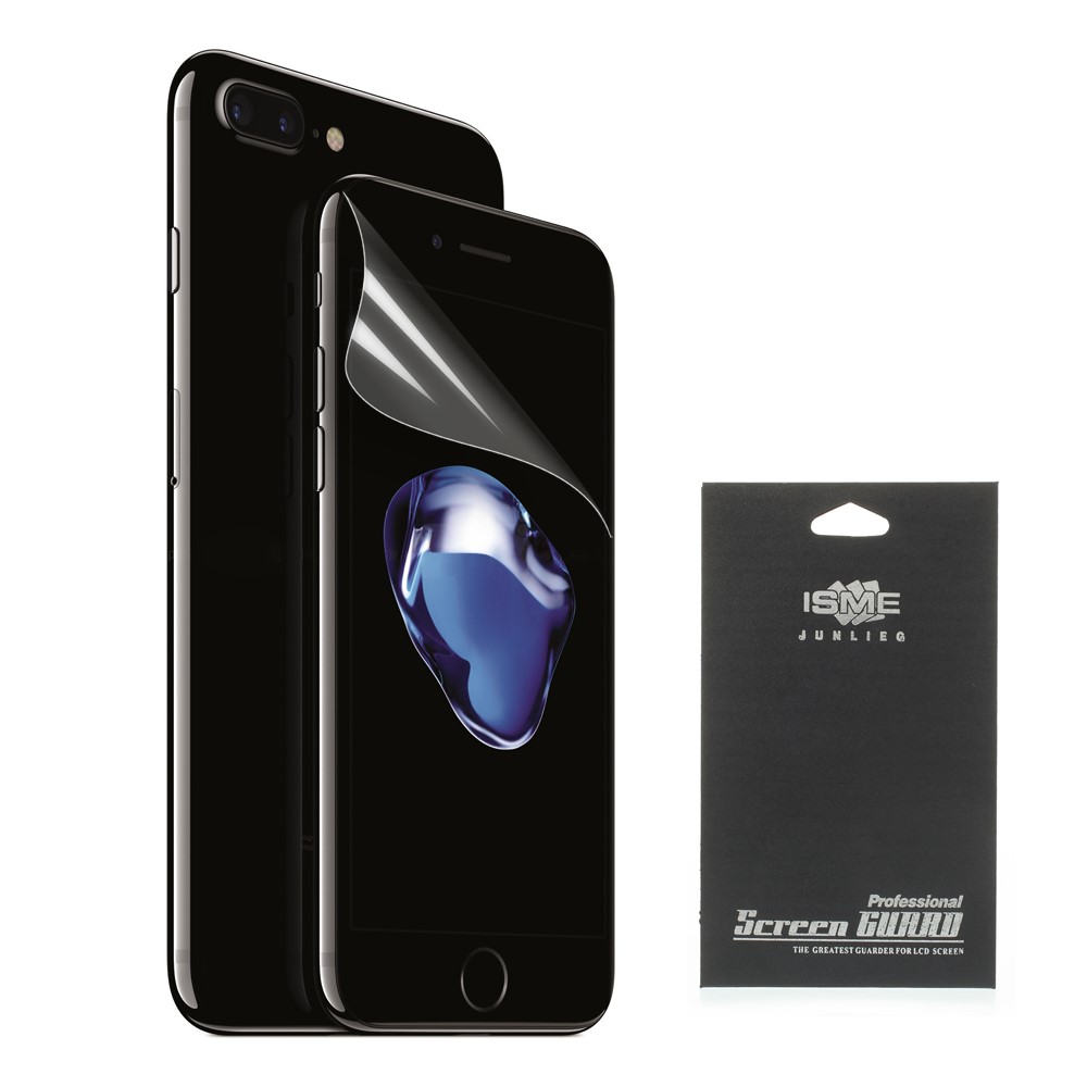 Cubierta De Película De Protector De Pantalla Ultra Transparente Para IPhone 8 Plus / 7 Plus (con Paquete Negro)