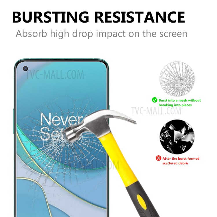 2.5D 9H Tempered Glass Screen Protector for OnePlus 9 Arc Edge Film-2