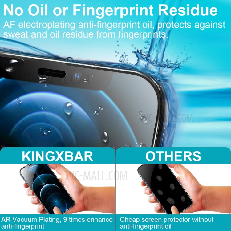 Shockproof 3D PC Edge Full Glue Ultra Clear Tempered Glass Screen Protector for iPhone 12 mini-3