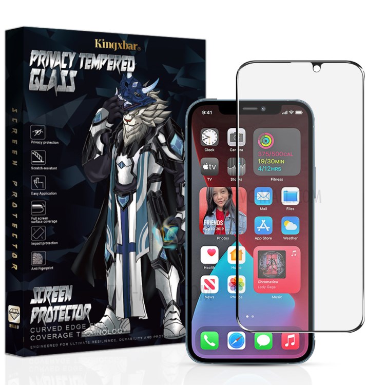 2.5D 0.33mm Anti-spy Full Glue Ultra Clear Tempered Glass Screen Protector for iPhone 12 mini-1