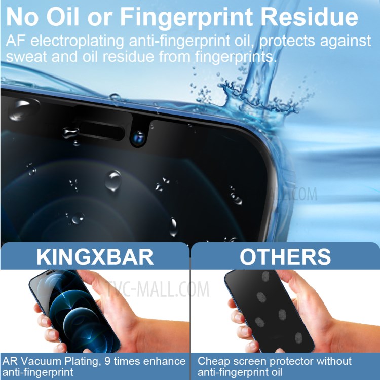 2.5D 0.33mm Anti-spy Full Glue Ultra Clear Tempered Glass Screen Protector for iPhone 12 mini-3