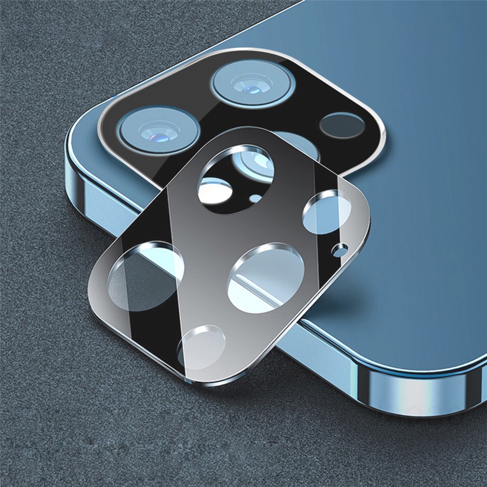 HAT PRINCE Full Coverage Silk Printing Tempered Glass Back Camera Lens Protector Film for iPhone 12 Pro-1