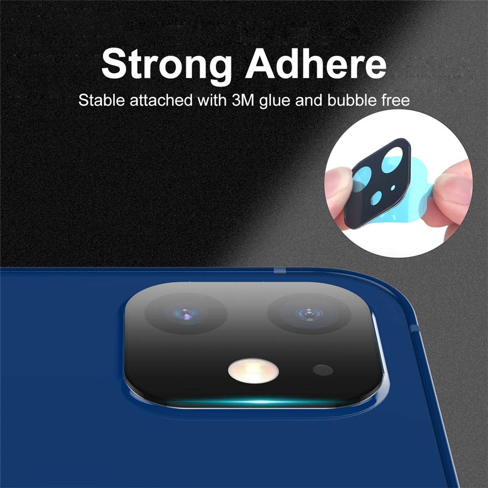 HAT PRINCE Full Coverage Silk Printing Tempered Glass Back Camera Lens Protector Film for iPhone 12 Pro-3