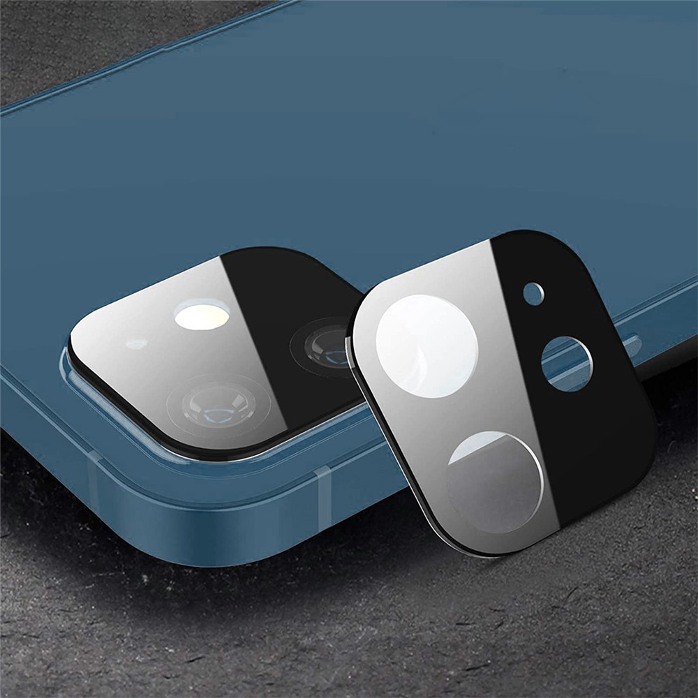HAT PRINCE Full Coverage Silk Printing Tempered Glass Back Camera Lens Protector for iPhone 12-1