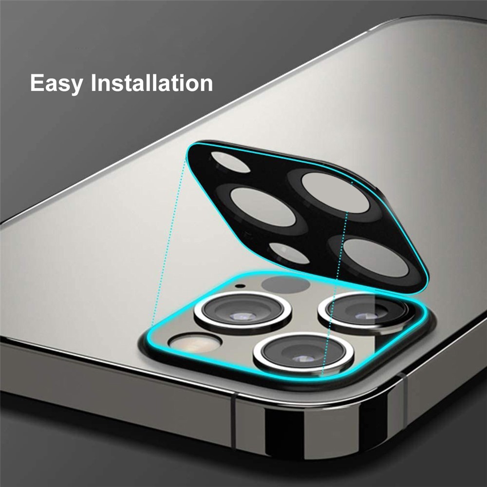 HAT PRINCE Full Coverage Silk Printing Tempered Glass Back Camera Lens Protector for iPhone 12-5
