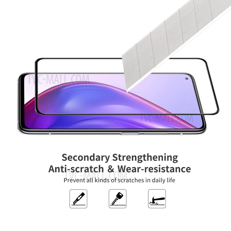 5 PCS/Set ENKAY HAT-PRINCE 9H Tempered Glass Complete Covering Full Glue Screen Film for Xiaomi Mi 10T 5G/Mi 10T Pro 5G/Redmi K30S-4