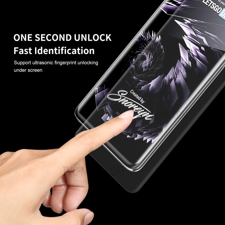 HAT-PRINCE 5PCS/Set 3D Full Coverage Curved PET HD Screen Protector Film for Samsung Galaxy S21 Ultra-4