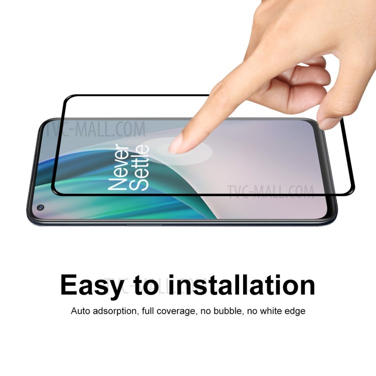 5Pcs/Set ENKAY HAT PRINCE 0.26mm 9H 2.5D Full Covering Full Glue Tempered Glass Screen Protector for OnePlus Nord N10 5G-6