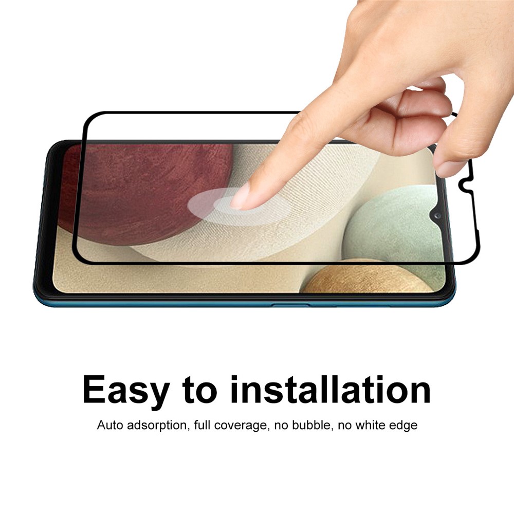 HAT PRINCE 0.26mm 9H 2.5D Full Glue Full Screen Coverage Tempered Glass Screen Protector for Samsung Galaxy A12-6