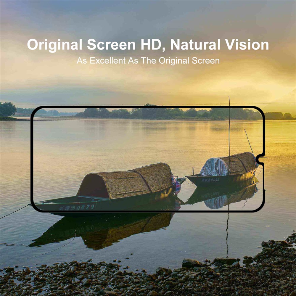 HAT PRINCE 0.26mm 9H 2.5D Full Glue Full Screen Coverage Tempered Glass Screen Protector for Samsung Galaxy A12-8