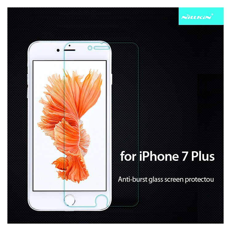 NILLKIN asombroso H+ Protector de pantalla de cristal templado Nanometer para iPhone 8 Plus / 7 Plus-1