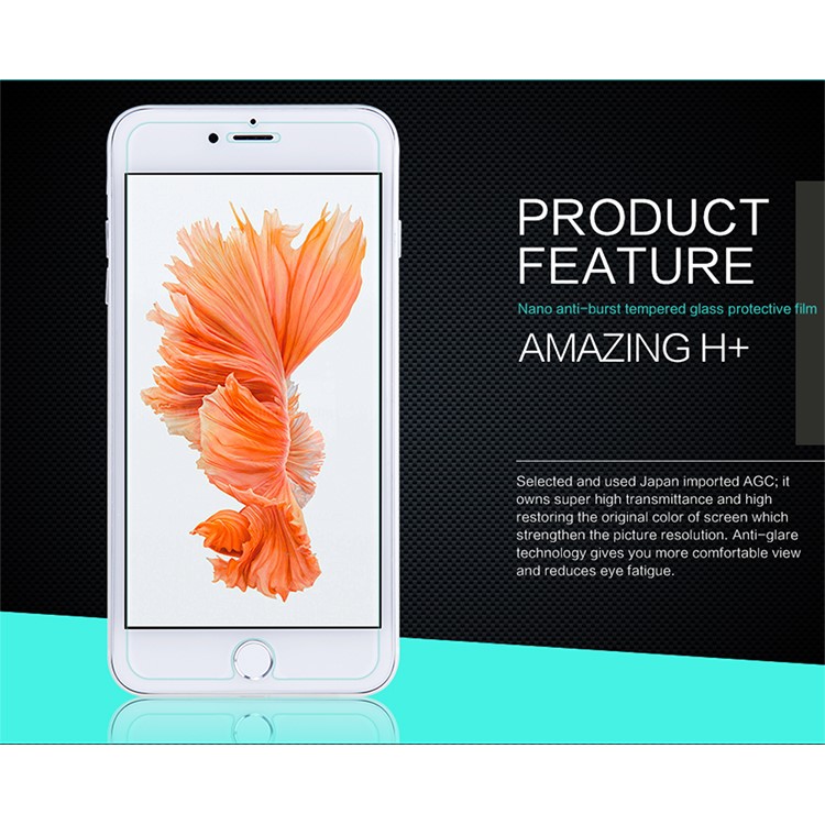 NILLKIN asombroso H+ Protector de pantalla de cristal templado Nanometer para iPhone 8 Plus / 7 Plus-3