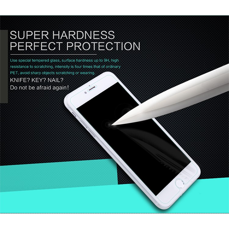NILLKIN asombroso H+ Protector de pantalla de cristal templado Nanometer para iPhone 8 Plus / 7 Plus-4