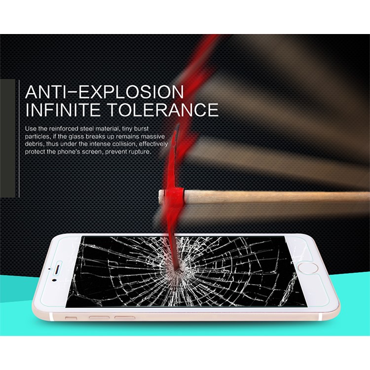 NILLKIN asombroso H+ Protector de pantalla de cristal templado Nanometer para iPhone 8 Plus / 7 Plus-6