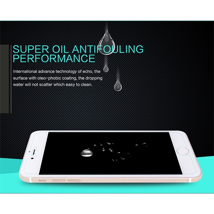 NILLKIN asombroso H+ Protector de pantalla de cristal templado Nanometer para iPhone 8 Plus / 7 Plus-9
