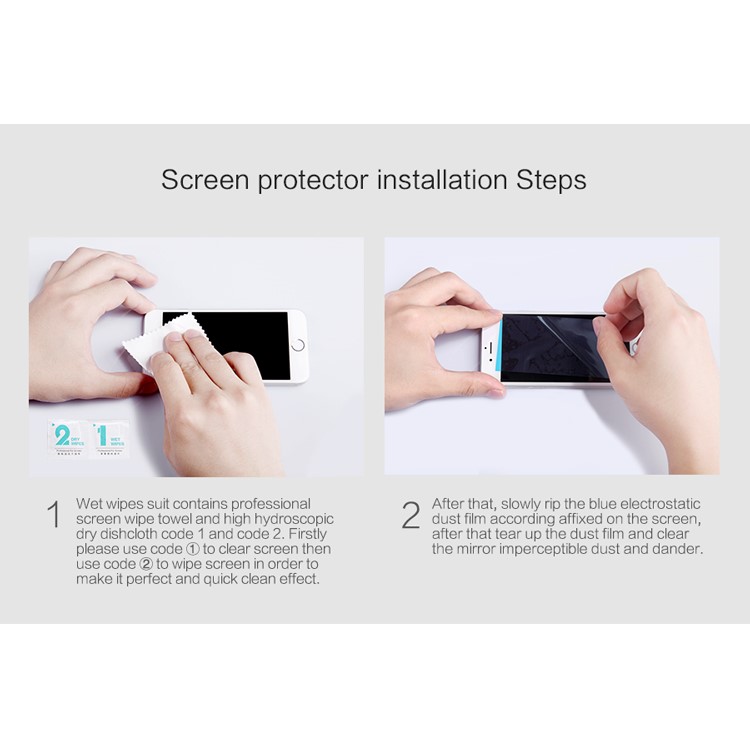 NILLKIN Erstaunliche H + PRO Für IPhone 8 Plus / 7 Plus Gehärtetes Glas Displayschutzfolie Nanometer-12