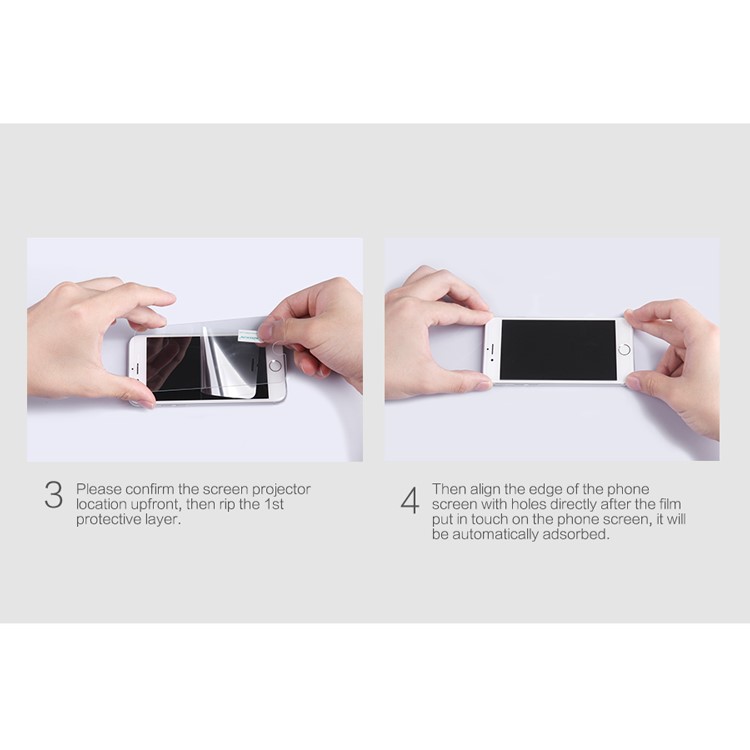 NILLKIN Erstaunliche H + PRO Für IPhone 8 Plus / 7 Plus Gehärtetes Glas Displayschutzfolie Nanometer-13