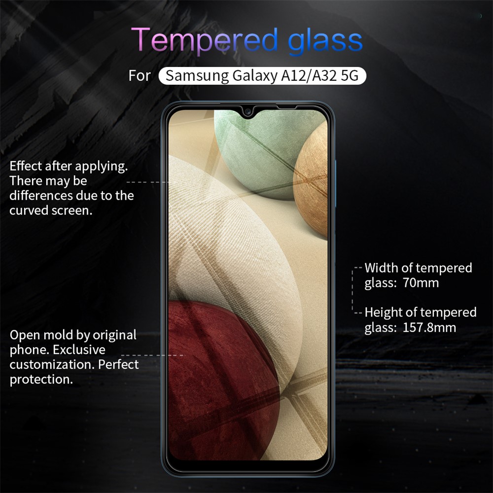 Nillkin Pour Samsung Galaxy A12 / A32 5G / M32 5G Protecteur D'écran Amazing h + Pro Film de Verre Trempé D'explosion-18