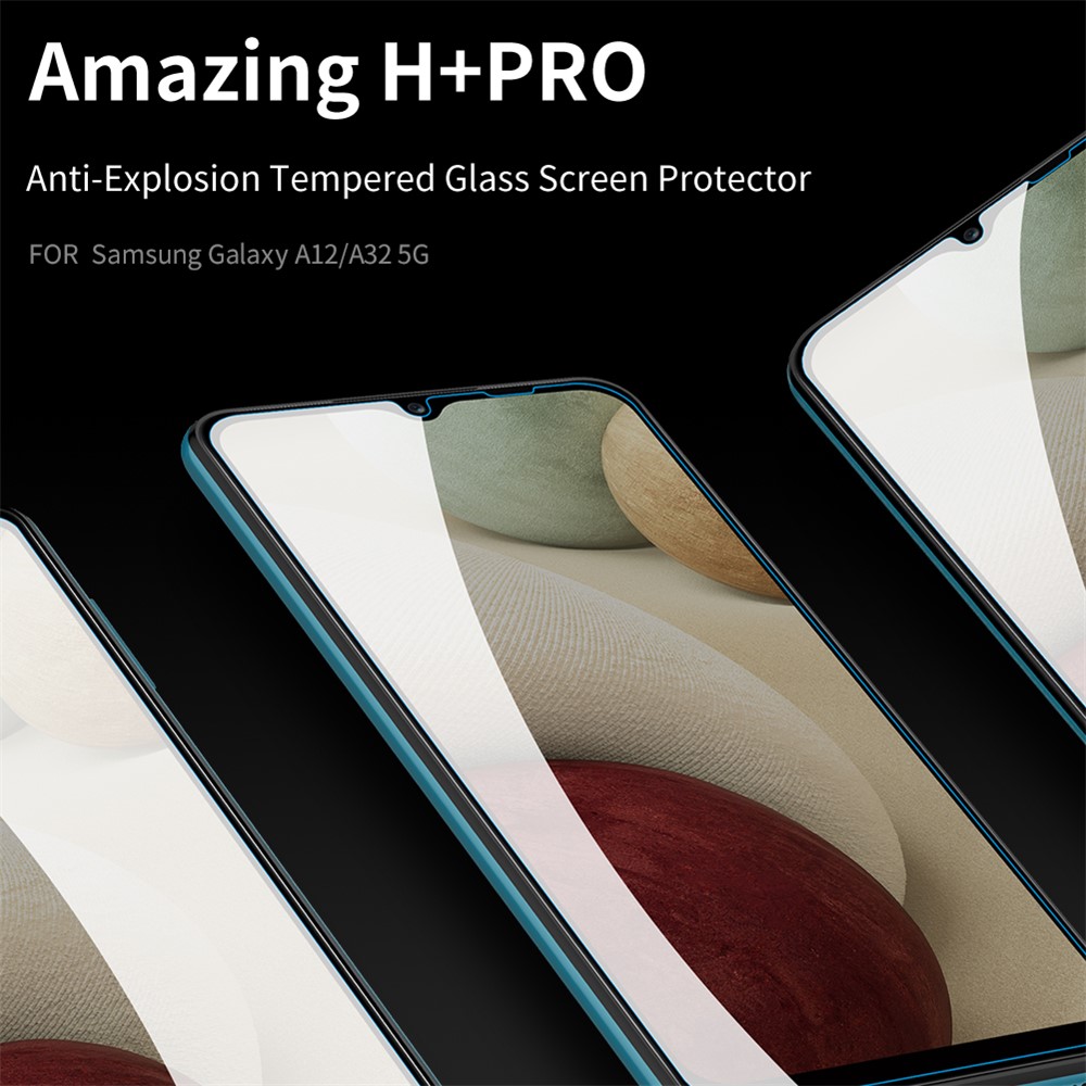 Nillkin Pour Samsung Galaxy A12 / A32 5G / M32 5G Protecteur D'écran Amazing h + Pro Film de Verre Trempé D'explosion-6