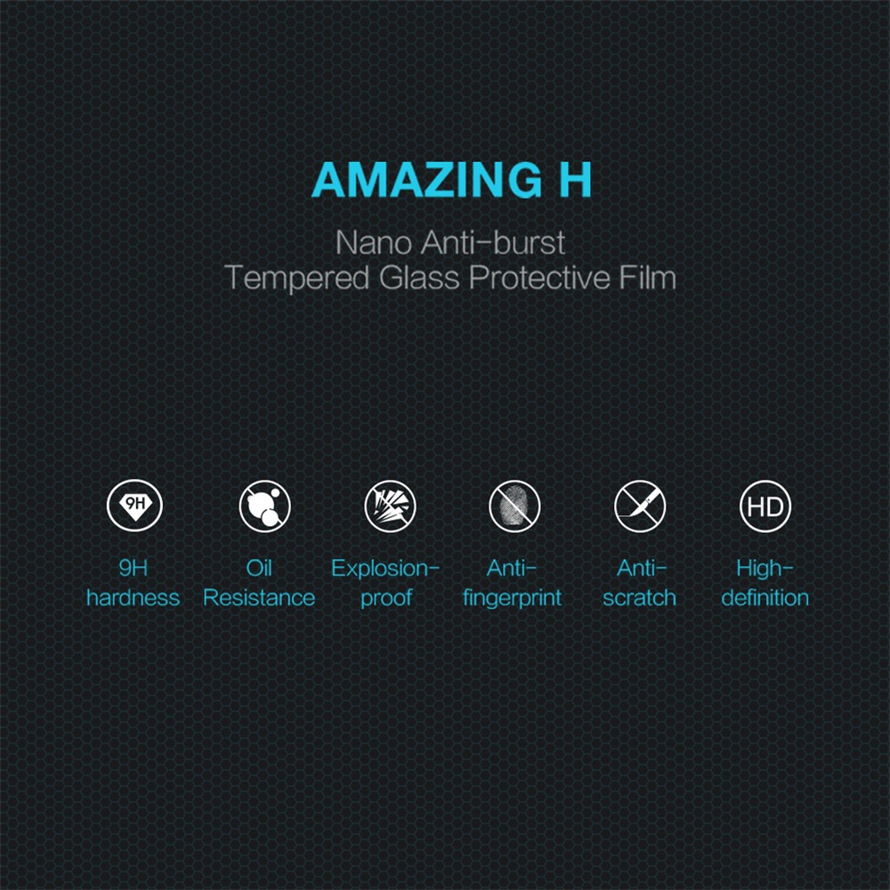 Nillkin Amazing H Film Anti-explosion 9h 0,33 mm Protecteur en Verre Trempé Pour Samsung Galaxy A12 / A32 5G / M32 5G