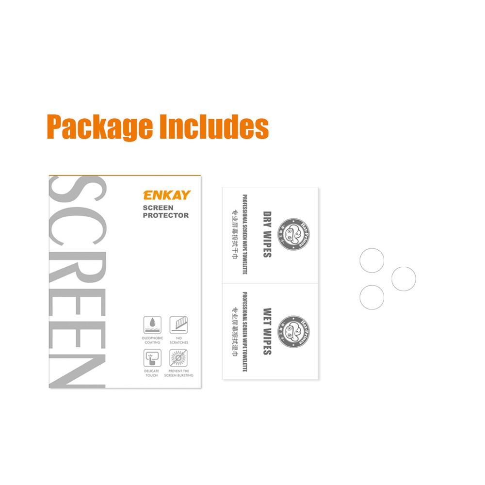 HAT PRINCE 0.2mm 9H 2.15D Arc Edges Tempered Glass Back Camera Lens Film 3Pcs/Group for iPhone 12 Pro / 12 Pro Max-6