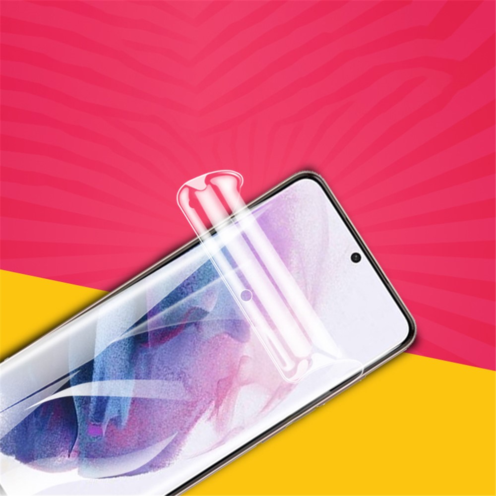 Full Coverage Anti-explosion Anti-fingerprint for Samsung Galaxy S21 Ultra 5G TPU Screen Protector-1