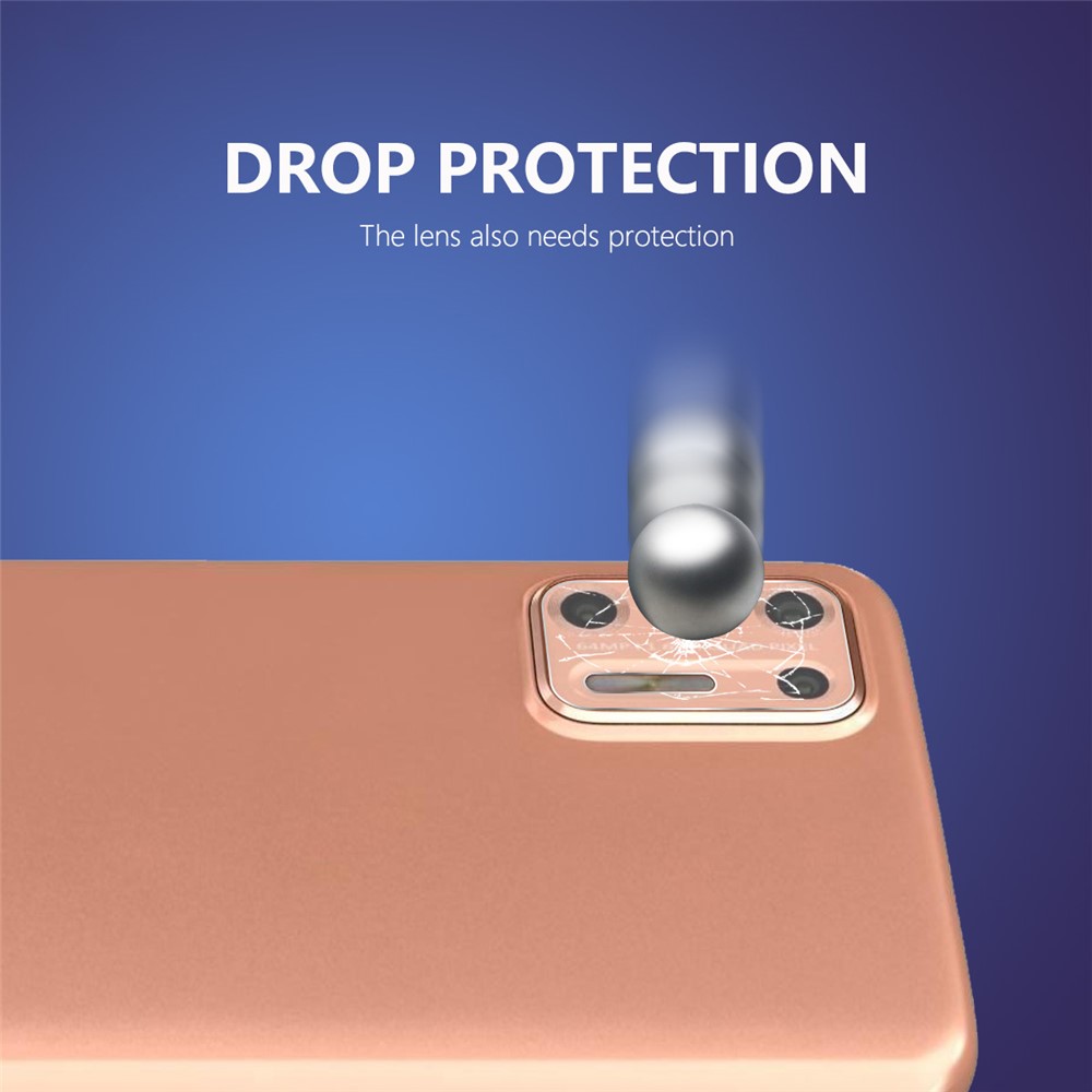 2Pcs/Set HAT-PRINCE Anti-Scratch 0.2mm 9H 2.15D Arc Edges Tempered Glass Rear Camera Lens Protector for Motorola Moto G9 Plus-3