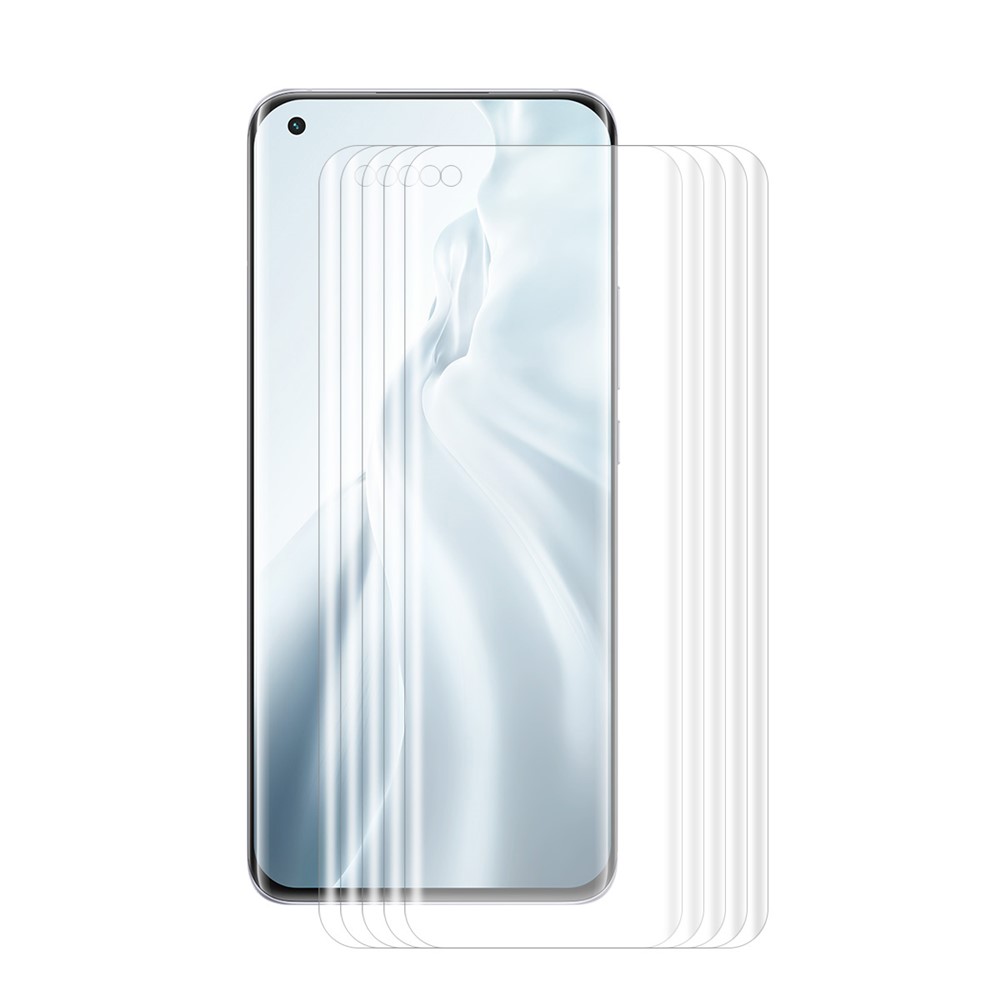 5Pcs/Set HAT-PRINCE 3D Complete Covering Curved PET HD Screen Protective Film for Xiaomi Mi 11 (Support Fingerprint Unlocking)-1