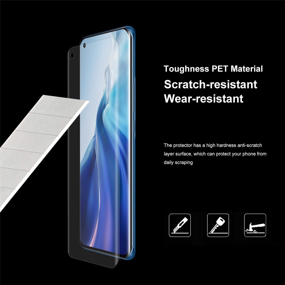 5Pcs/Set HAT-PRINCE 3D Complete Covering Curved PET HD Screen Protective Film for Xiaomi Mi 11 (Support Fingerprint Unlocking)-5