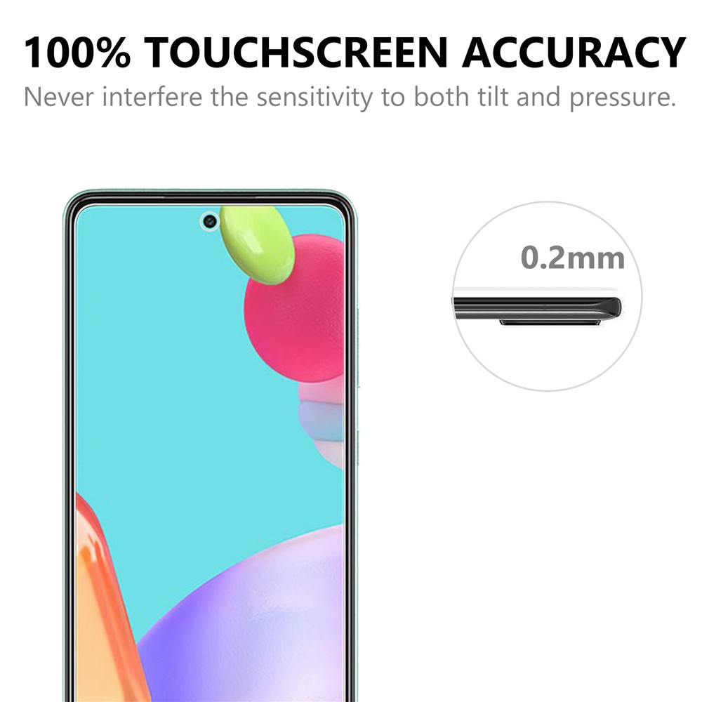 2.5D Protector De Pantalla De Cine De Vidrio De Vidrio Templado De Buena Calidad Para Samsung Galaxy A52 5G-6