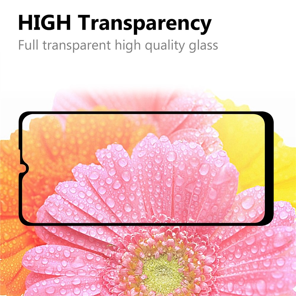 Complete Covering Full Glue Tempered Glass Film Black Edges Screen Protector for Samsung Galaxy A32-5