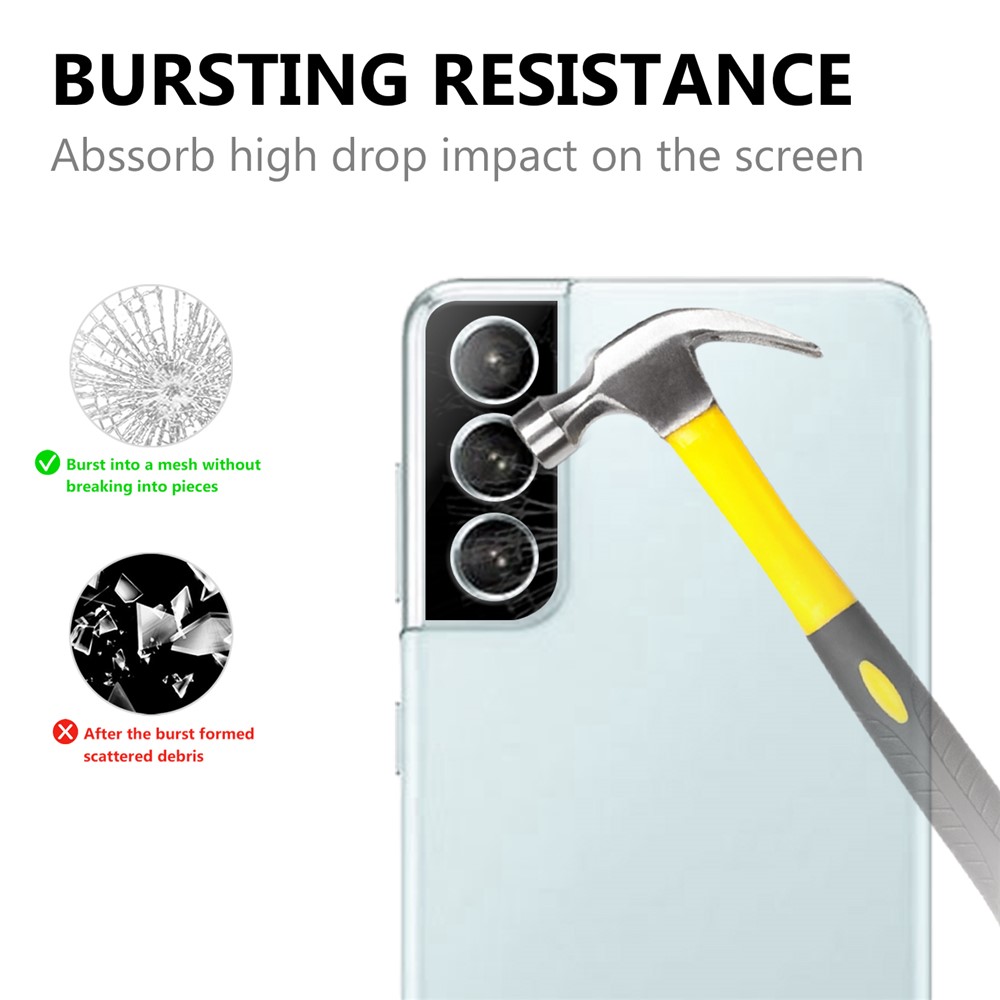 HD Tempered Glass Camera Lens Protector for Samsung Galaxy S21+-2