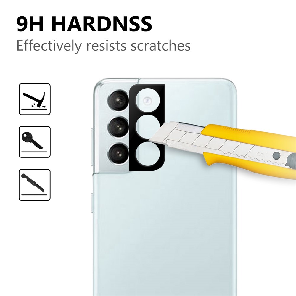 HD Tempered Glass Camera Lens Protector for Samsung Galaxy S21+-3