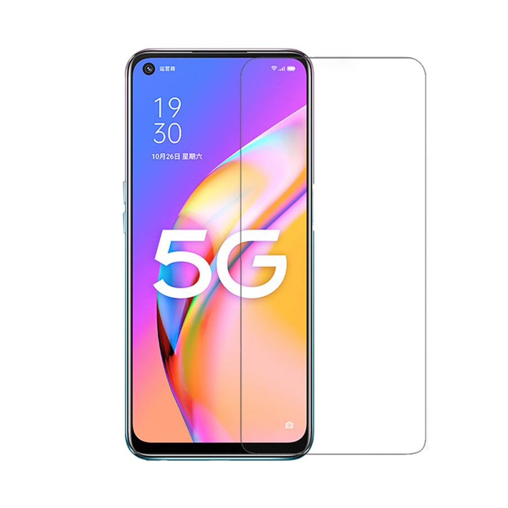 Para Oppo A93 5G 0.3 mm de Borde de Arco de Borde de Vidrio Templado Película Protectora