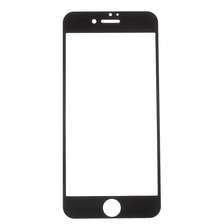 Electroplating Tempered Glass Screen Film for iPhone 7 4.7 Inch - Black-1