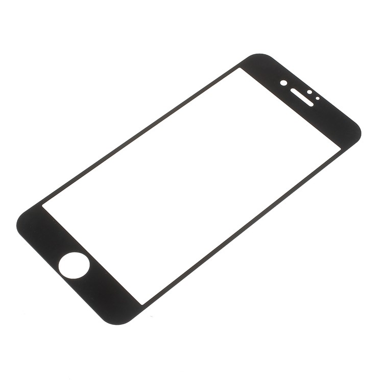 Electroplating Tempered Glass Screen Film for iPhone 7 4.7 Inch - Black-1