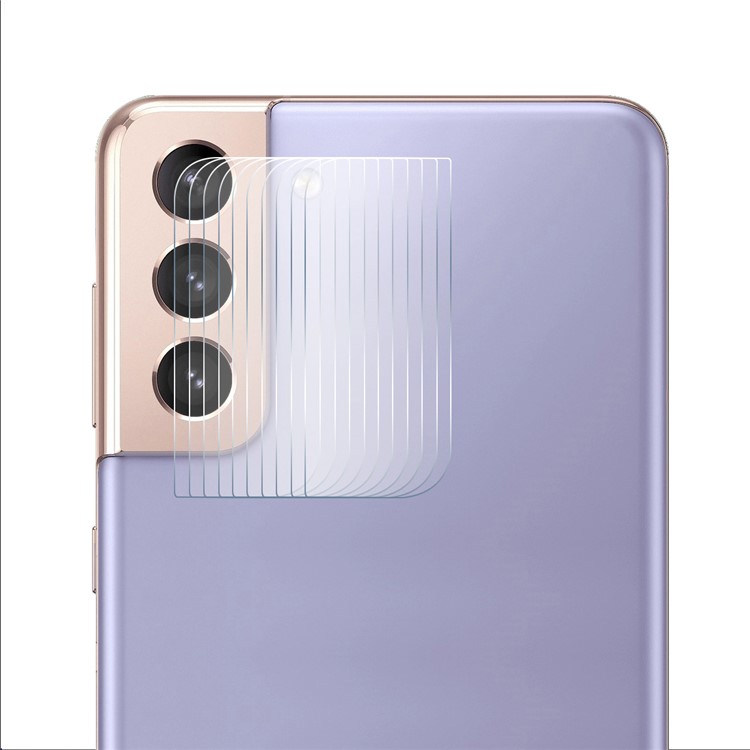 10Pcs/Set HAT-PRINCE 0.2mm 9H 2.15D Arc Edges Anti-Explosion Rear Camera Lens Protector for Samsung Galaxy S21 5G Ultra Clear Tempered Glass Film-1
