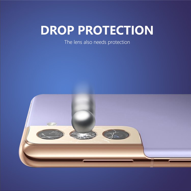 10Pcs/Set HAT-PRINCE 0.2mm 9H 2.15D Arc Edges Anti-Explosion Rear Camera Lens Protector for Samsung Galaxy S21 5G Ultra Clear Tempered Glass Film-3