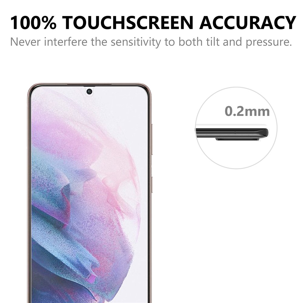 2.5D 9H Дуга Кромки Закаленного Стекла Защитный Защитник Для Samsung Galaxy S21 + 5G-6