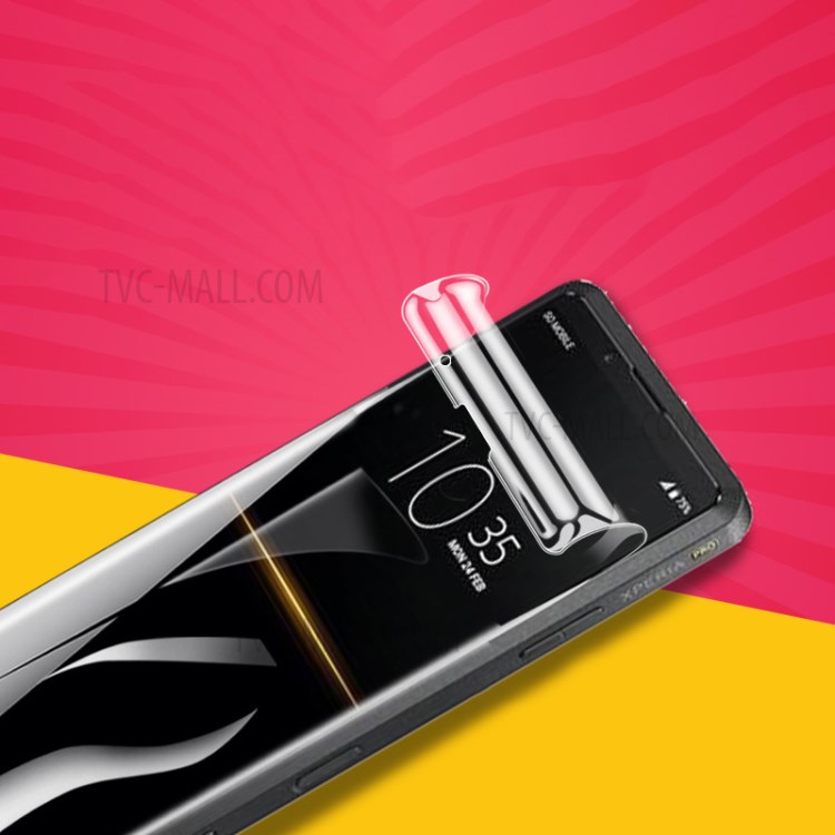 For Sony Xperia Pro Full Screen Coverage Self-repair Anti-burst Hydro-coagulant TPU Screen Film Protector-1