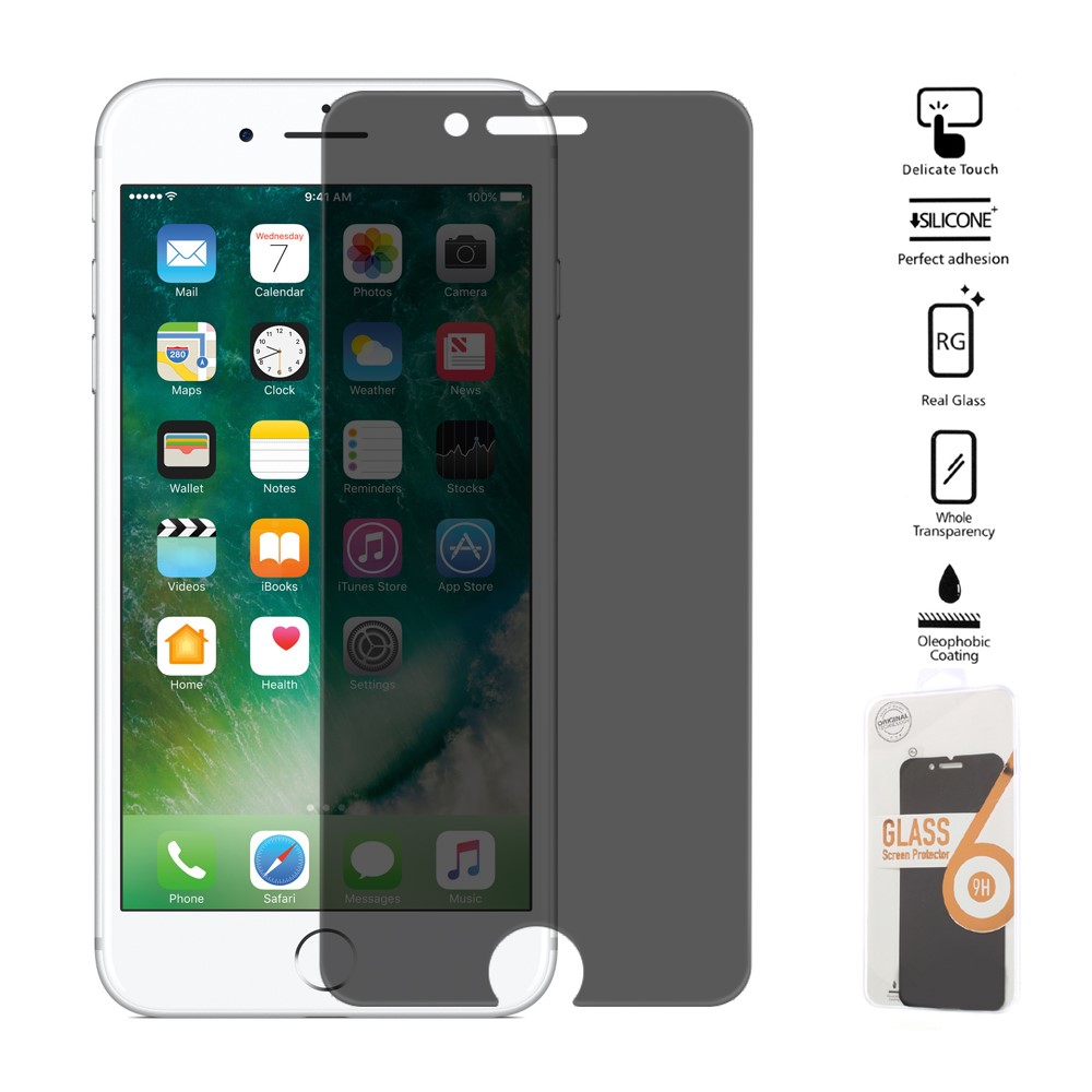 0,25 Mm Anti-Peep Gehärtetem Glas Displayschutzfolie Für IPhone 8 Plus / 7 Plus-1