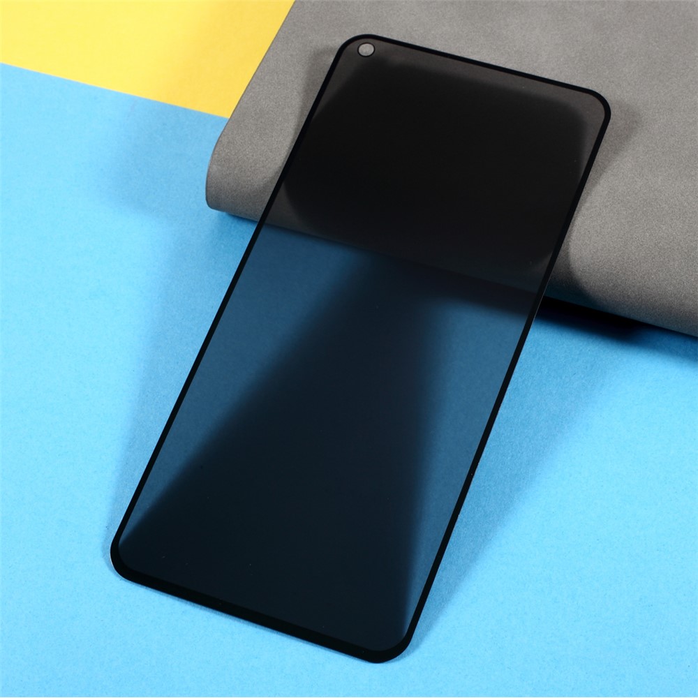 Anti-peep Silk Printing Tempered Glass Full Screen Guard Film (Side Glue) for Xiaomi Redmi Note 9T 5G/Redmi Note 9 5G-4